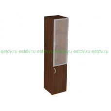 Шкаф книжный со стеклом высокий (без топа) L/R Форум ФР-6.1+8.0.1L/R+S60.0+С504