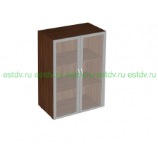 Шкаф книжный средний со стеклом (без топа) Форум ФР-5.0+S60.0*2+С504*2